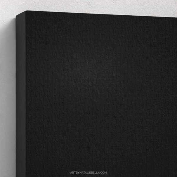 Pure Beauty - Dramatic Black and White Horse Drawing - Gallery Wrap Canvas