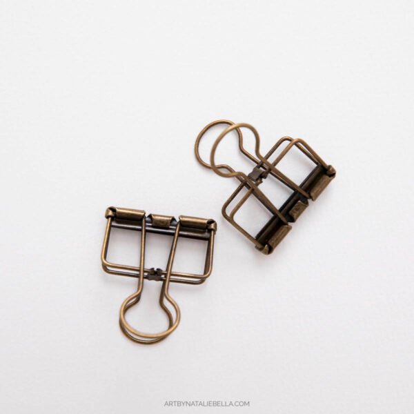 Bronze Paper Binder Clips