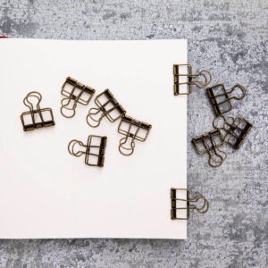 Bronze Paper Binder Clips