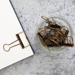 Bronze Paper Binder Clips