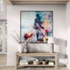 Dreams of Resurgence – Oil on Canvas | Contemporary Feminine Art with Bold Florals