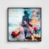 Dreams of Resurgence – Oil on Canvas | Contemporary Feminine Art with Bold Florals