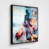 Dreams of Resurgence – Oil on Canvas | Contemporary Feminine Art with Bold Florals