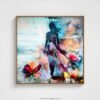 Dreams of Resurgence – Oil on Canvas | Contemporary Feminine Art with Bold Florals
