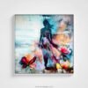 Dreams of Resurgence – Oil on Canvas | Contemporary Feminine Art with Bold Florals