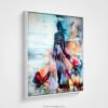 Dreams of Resurgence – Oil on Canvas | Contemporary Feminine Art with Bold Florals