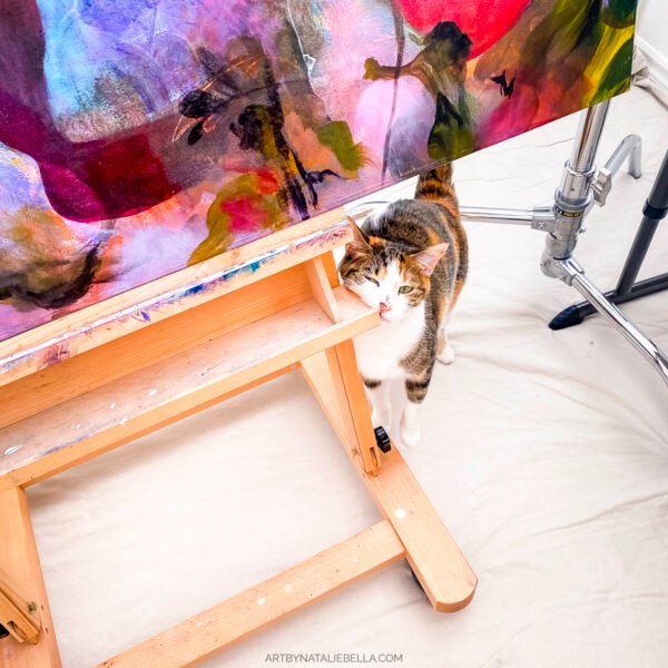 Dreams of Resurgence – Oil on Canvas | Contemporary Feminine Art with Bold Florals