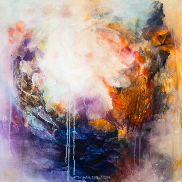 Abstract Painting Background - Natalie Bella