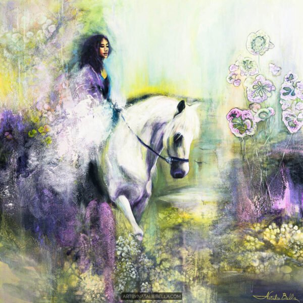 Becoming | Original Oil & Mixed Media Painting | 36x36"