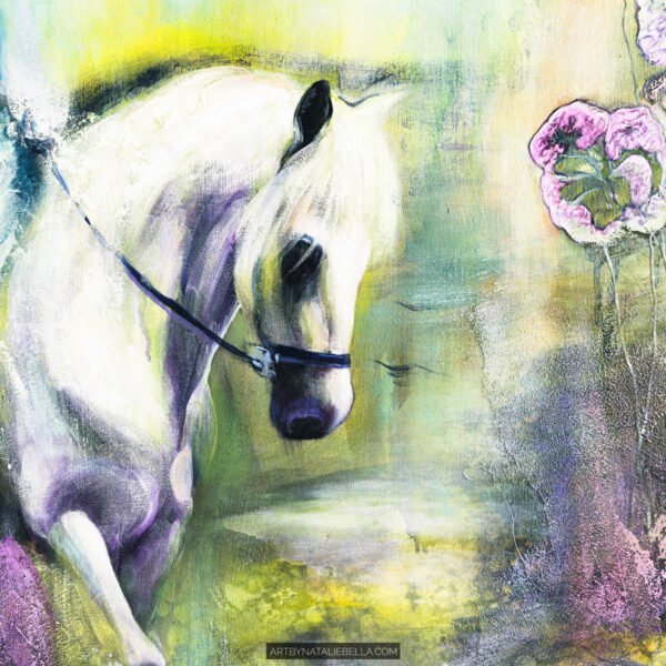 Becoming | Original Oil & Mixed Media Painting | 36x36"