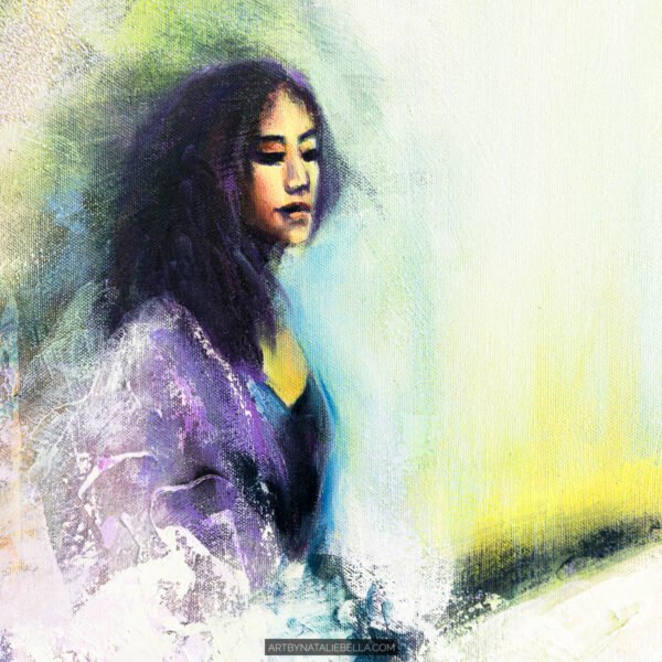 Becoming | Original Oil & Mixed Media Painting | 36x36"