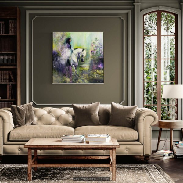 Becoming | Original Oil & Mixed Media Painting | 36x36"