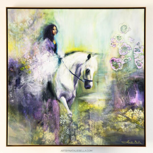 Becoming | Original Oil & Mixed Media Painting | 36x36"