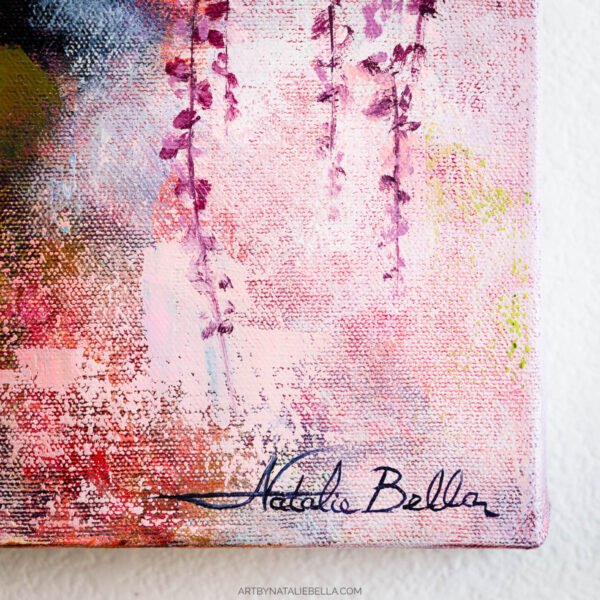 The first deep breath after a long stillness. She holds it gently, and her whole inner world begins to lift. From the Spring Within collection.