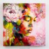 She's somewhere between waking and dreaming - the soft place where thoughts loosen and colors run together. This is where awakening begins, quietly, without effort. From the Spring Within collection.