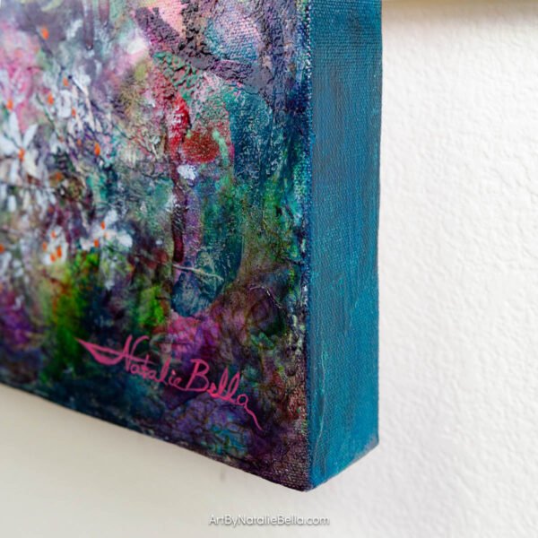 Held in the Light - Oil & Mixed Media on Canvas | 24x24"
