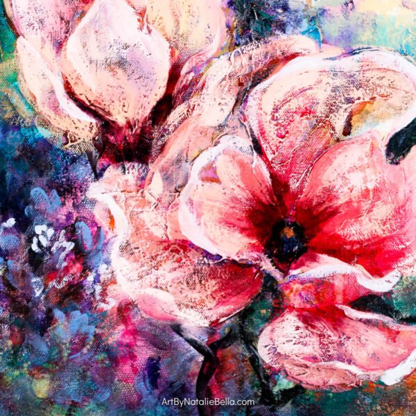 Held in the Light - Oil & Mixed Media on Canvas | 24x24"