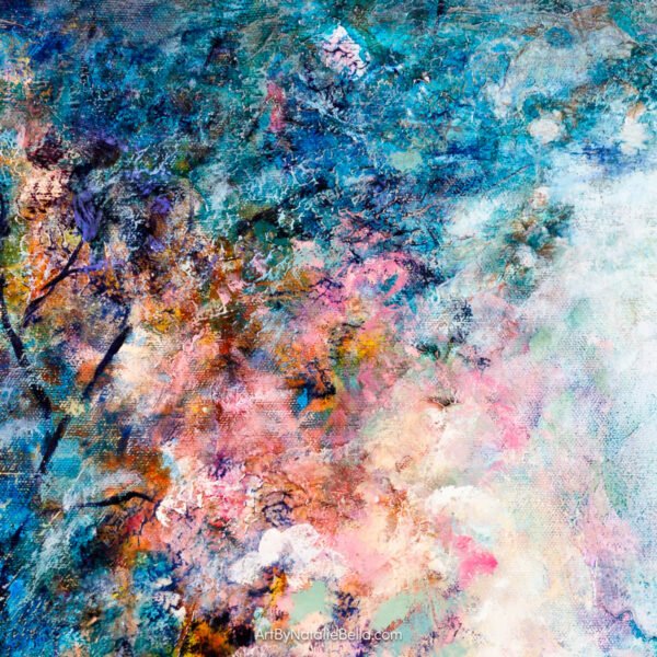 Held in the Light - Oil & Mixed Media on Canvas | 24x24"