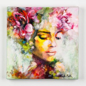 Verdure - Oil & Mixed Media on Canvas | 12x12"