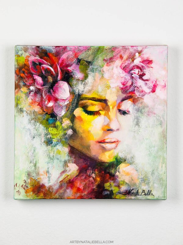 Verdure - Oil & Mixed Media on Canvas | 12x12"