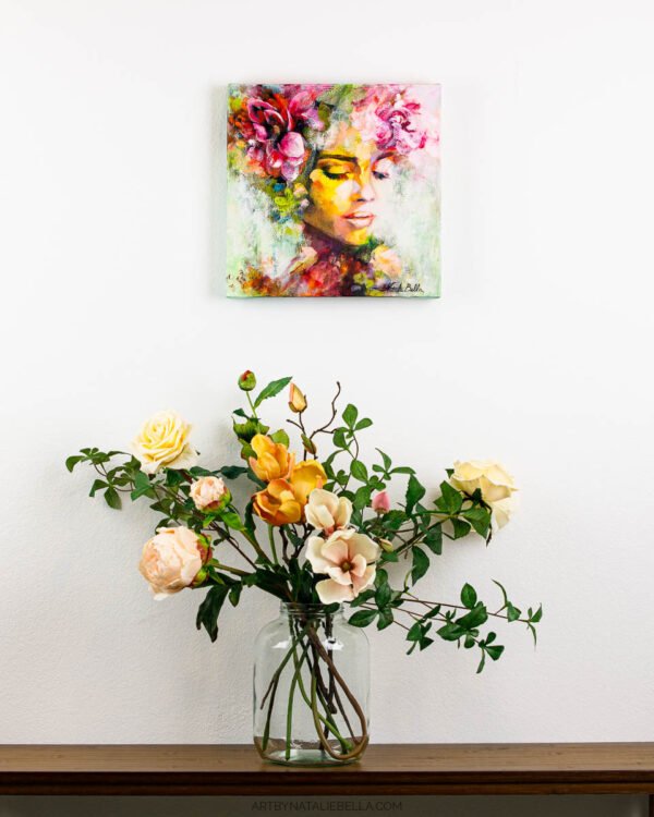 Verdure - Oil & Mixed Media on Canvas | 12x12"