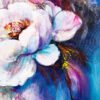 Whispers of Beauty - Oil & Mixed Media on Canvas | 48x48"