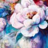 Whispers of Beauty - Oil & Mixed Media on Canvas | 48x48"
