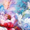 Whispers of Beauty - Oil & Mixed Media on Canvas | 48x48"
