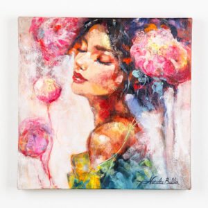 Wonder - Oil & Mixed Media on Canvas | 12x12"