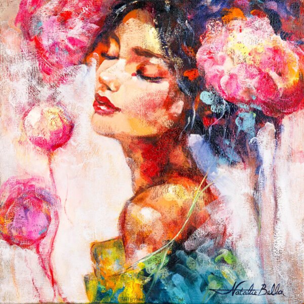 Wonder - Oil & Mixed Media on Canvas | 12x12"