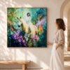 Emerging - Oil & Mixed Media on Canvas - 36 x 36 in - Natalie Bella Emerging - Oil & Mixed Media on Canvas - 36 x 36 in - Natalie Bella